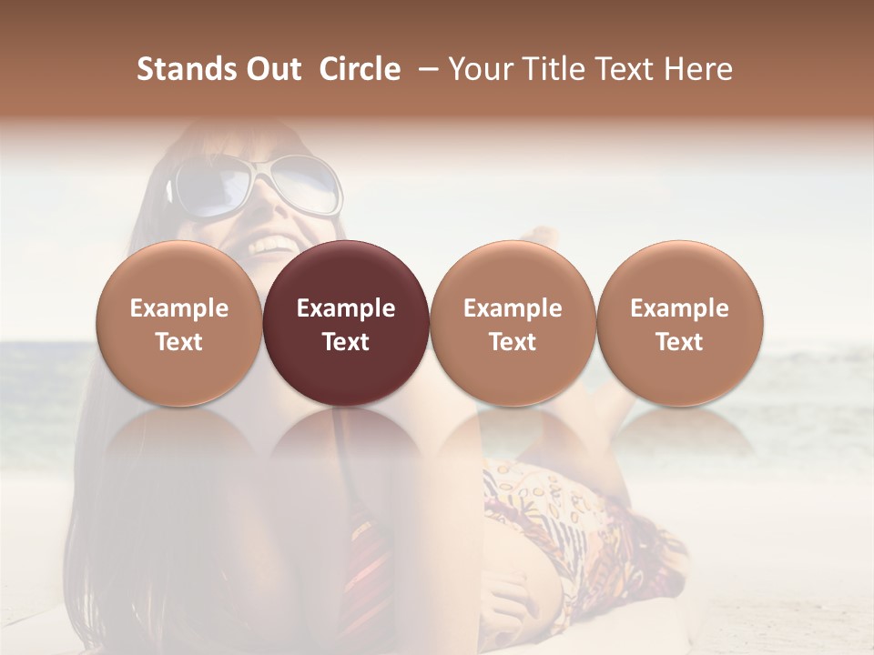 Color Fashion Sea PowerPoint Template