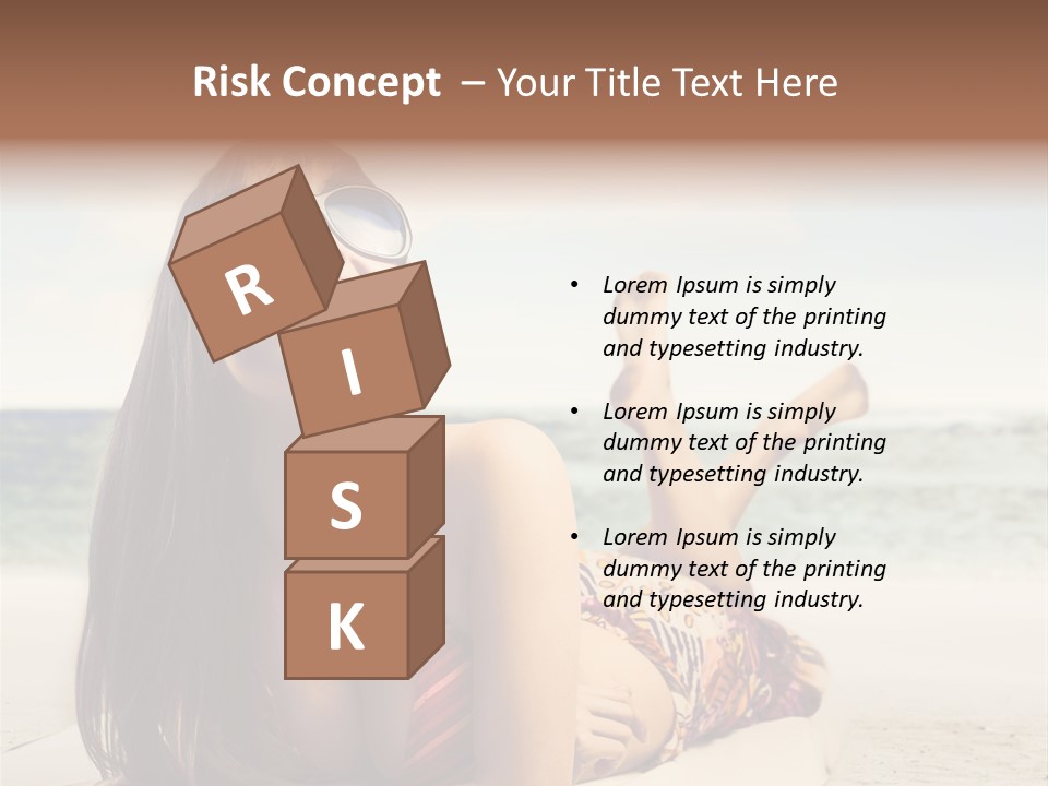 Color Fashion Sea PowerPoint Template