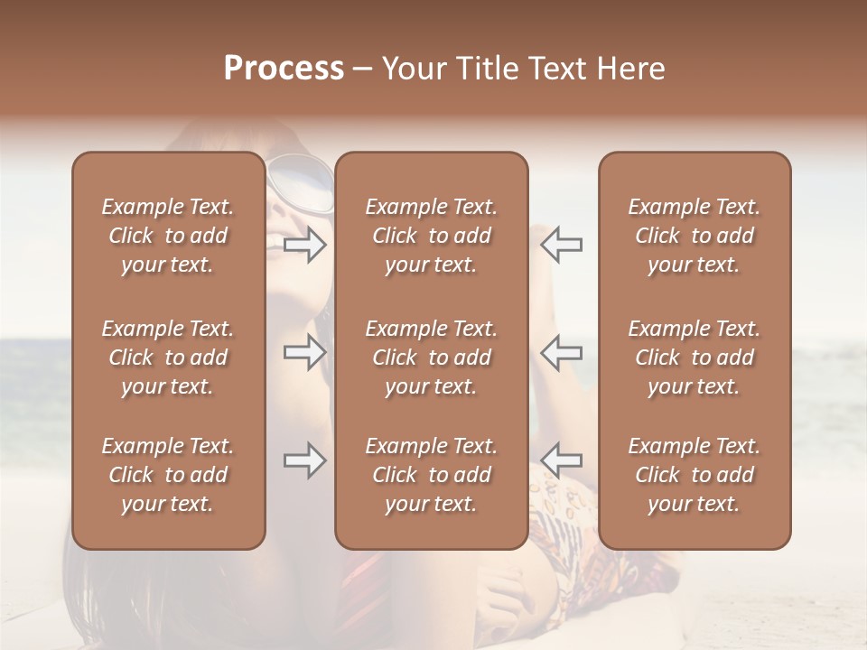 Color Fashion Sea PowerPoint Template