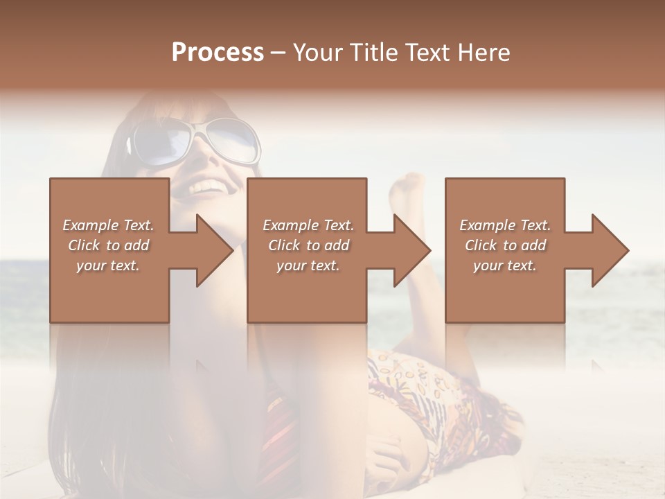 Color Fashion Sea PowerPoint Template