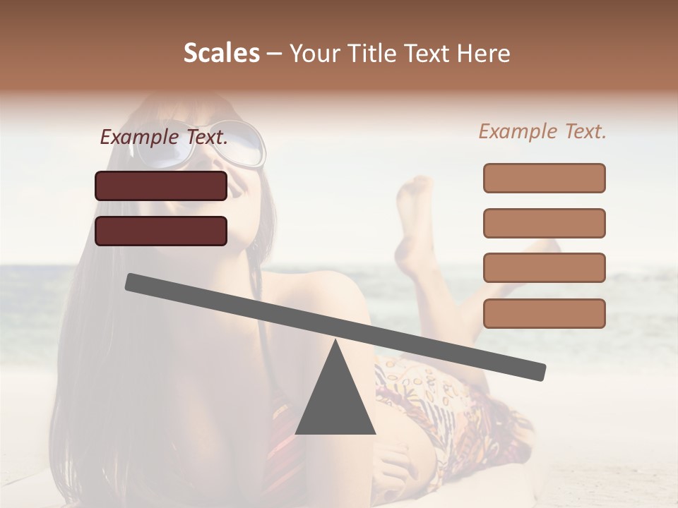 Color Fashion Sea PowerPoint Template