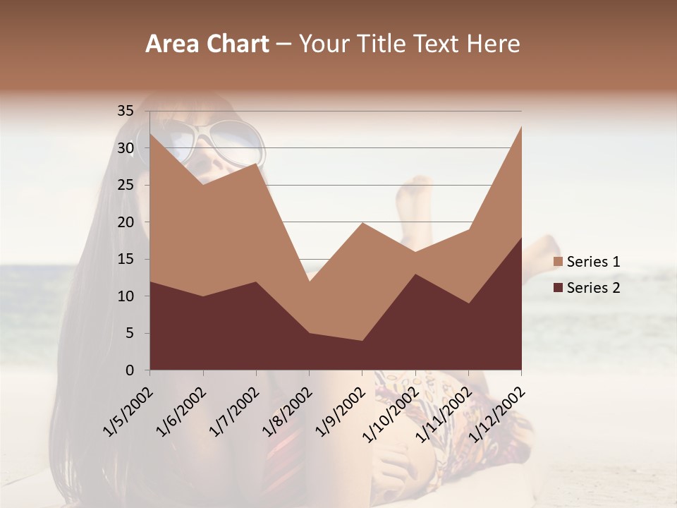 Color Fashion Sea PowerPoint Template