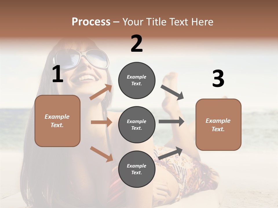 Color Fashion Sea PowerPoint Template