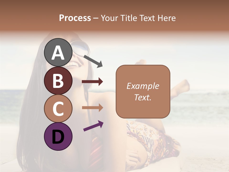 Color Fashion Sea PowerPoint Template