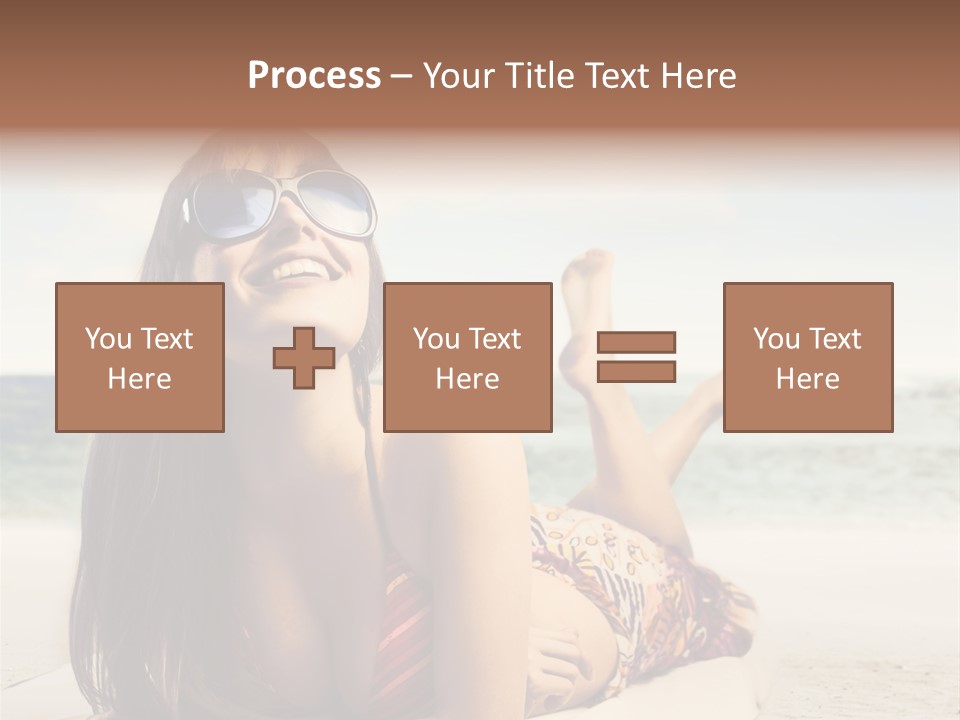 Color Fashion Sea PowerPoint Template