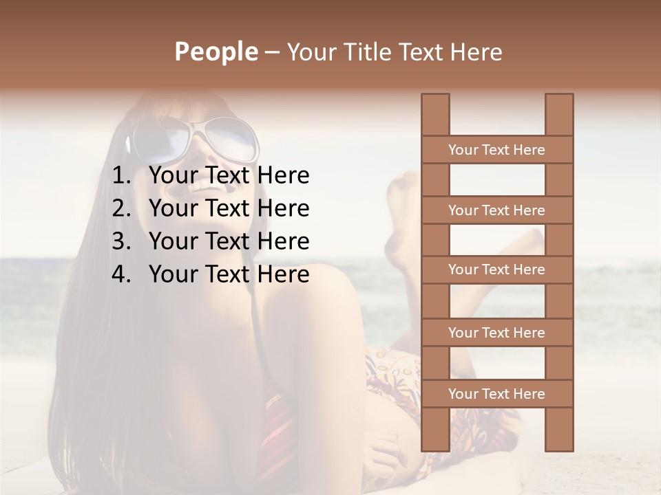 Color Fashion Sea PowerPoint Template