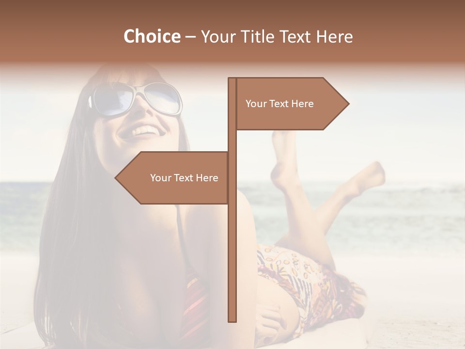 Color Fashion Sea PowerPoint Template