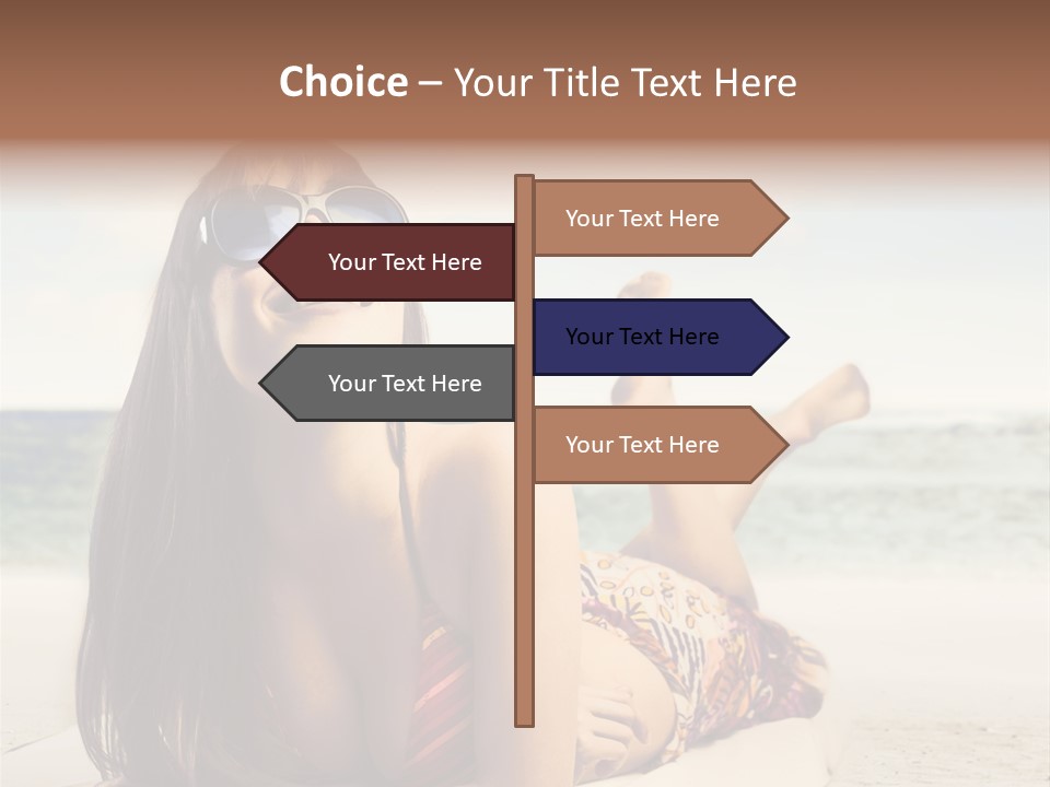 Color Fashion Sea PowerPoint Template