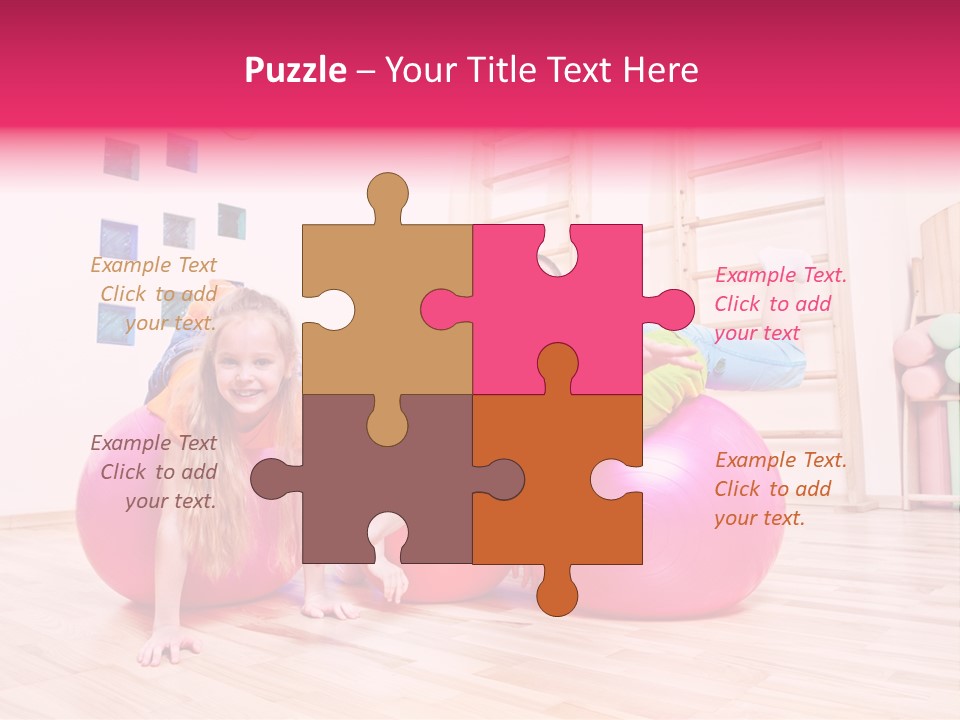 Preschool Laughing Elementary Age PowerPoint Template