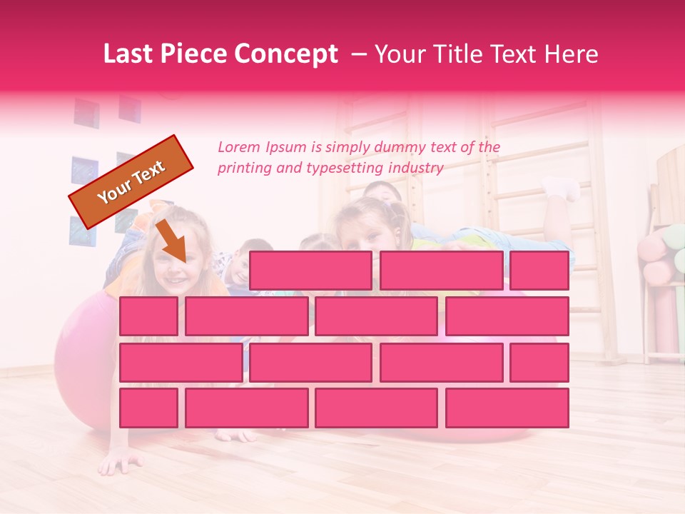 Preschool Laughing Elementary Age PowerPoint Template