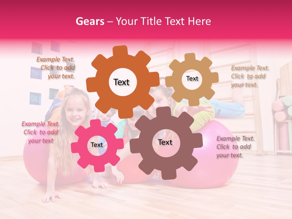 Preschool Laughing Elementary Age PowerPoint Template