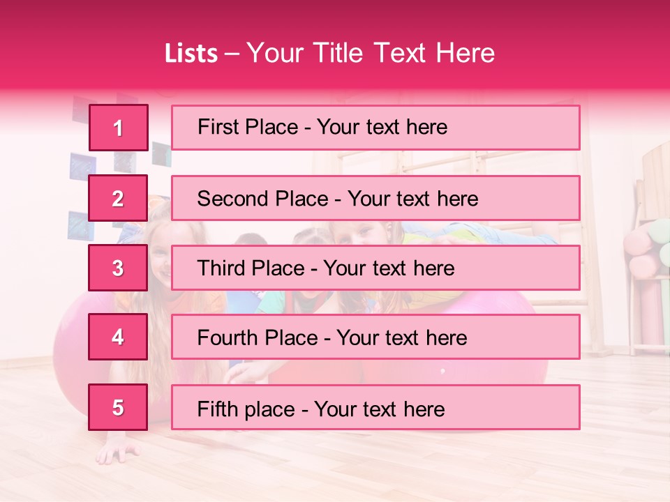 Preschool Laughing Elementary Age PowerPoint Template