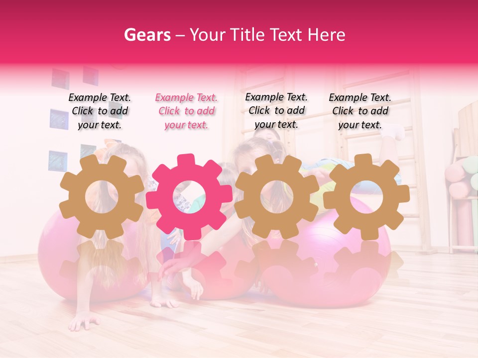 Preschool Laughing Elementary Age PowerPoint Template