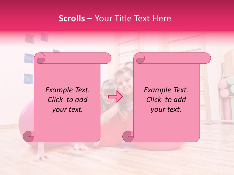 Preschool Laughing Elementary Age PowerPoint Template