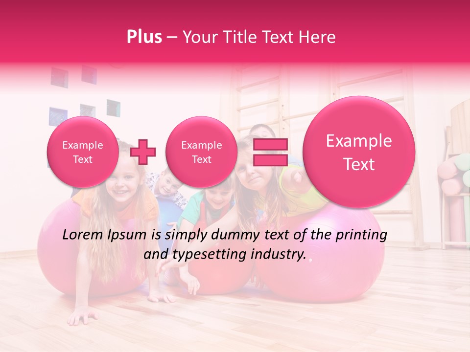 Preschool Laughing Elementary Age PowerPoint Template