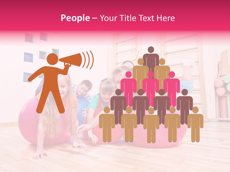 Preschool Laughing Elementary Age PowerPoint Template