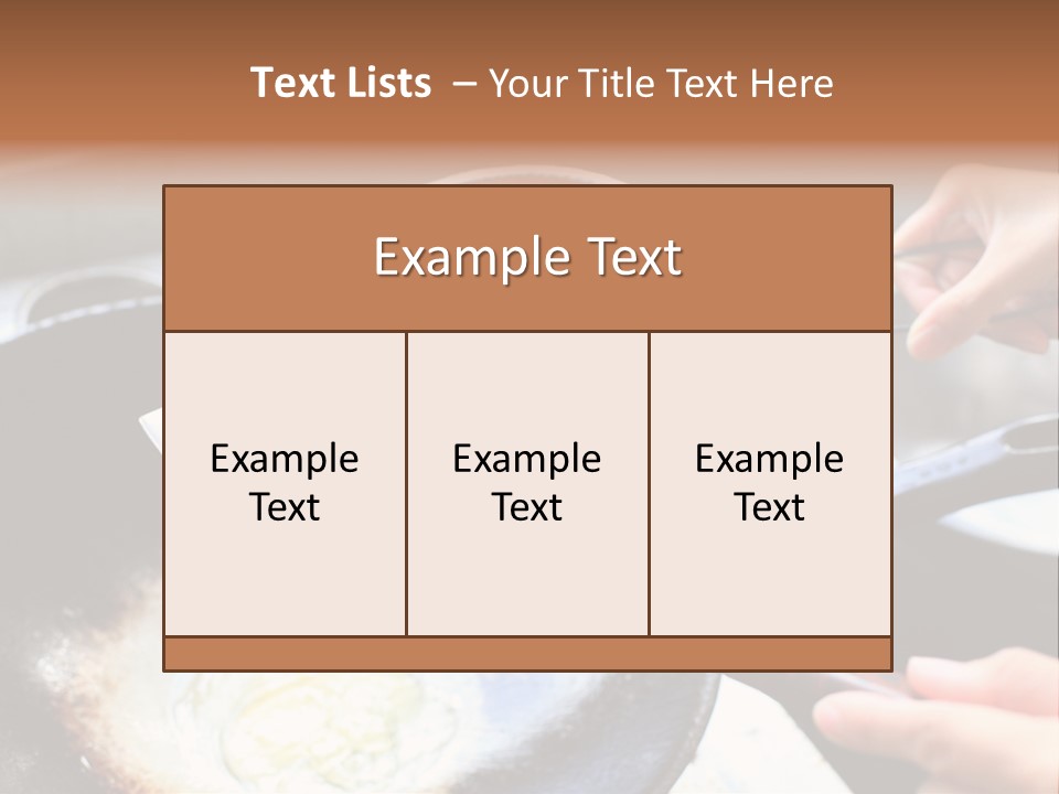 Open Chef Occupation PowerPoint Template
