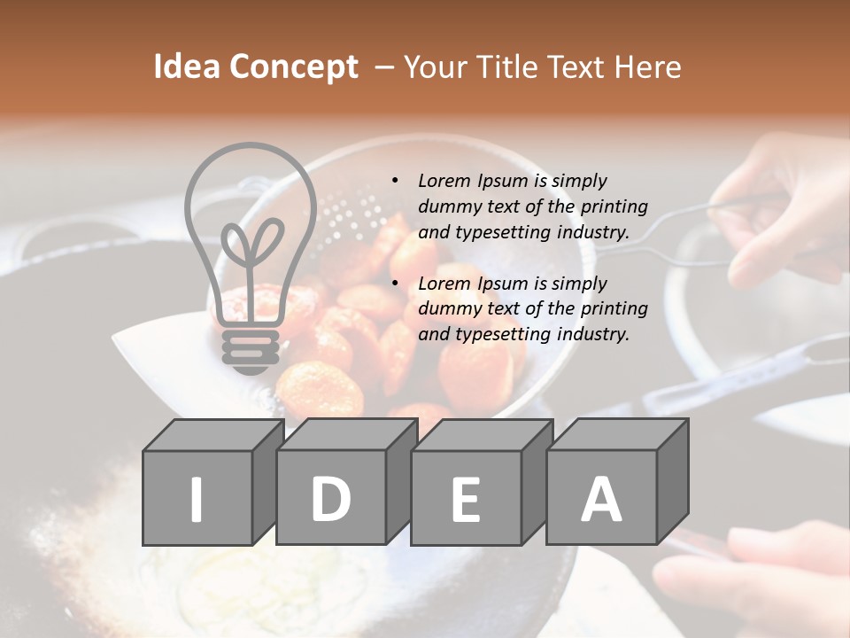 Open Chef Occupation PowerPoint Template