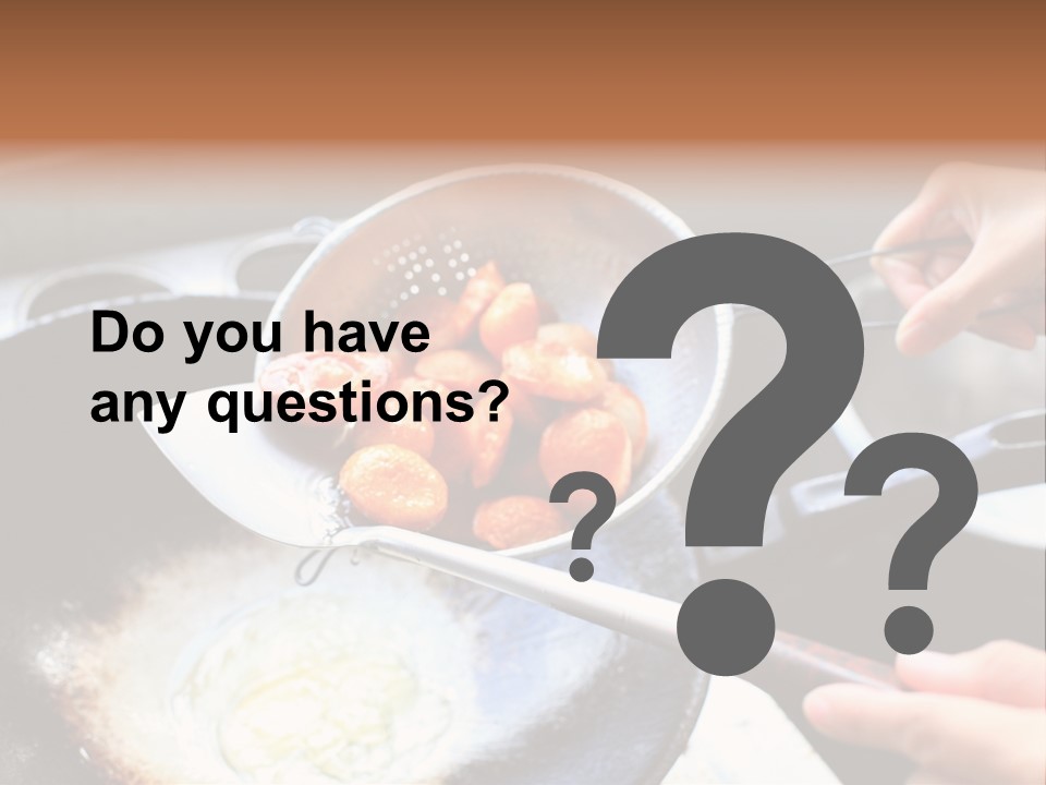 Open Chef Occupation PowerPoint Template