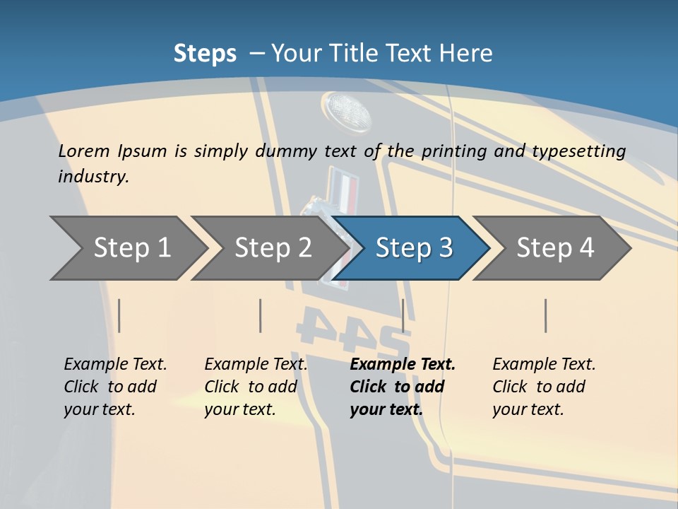 Smiling Sound House PowerPoint Template