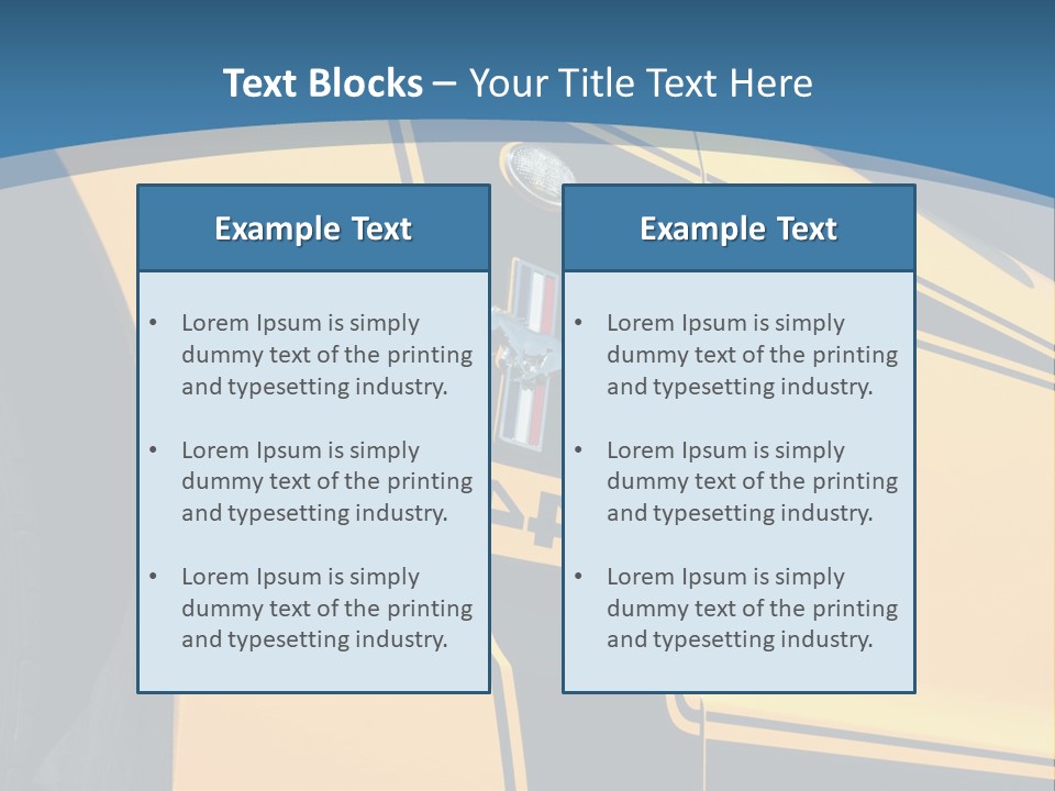 Smiling Sound House PowerPoint Template