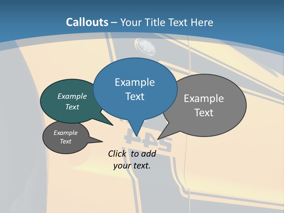 Smiling Sound House PowerPoint Template