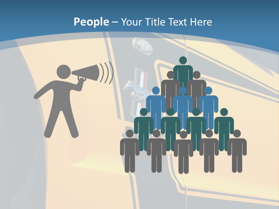 Smiling Sound House PowerPoint Template