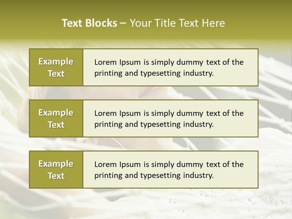 Smiling Sound House PowerPoint Template