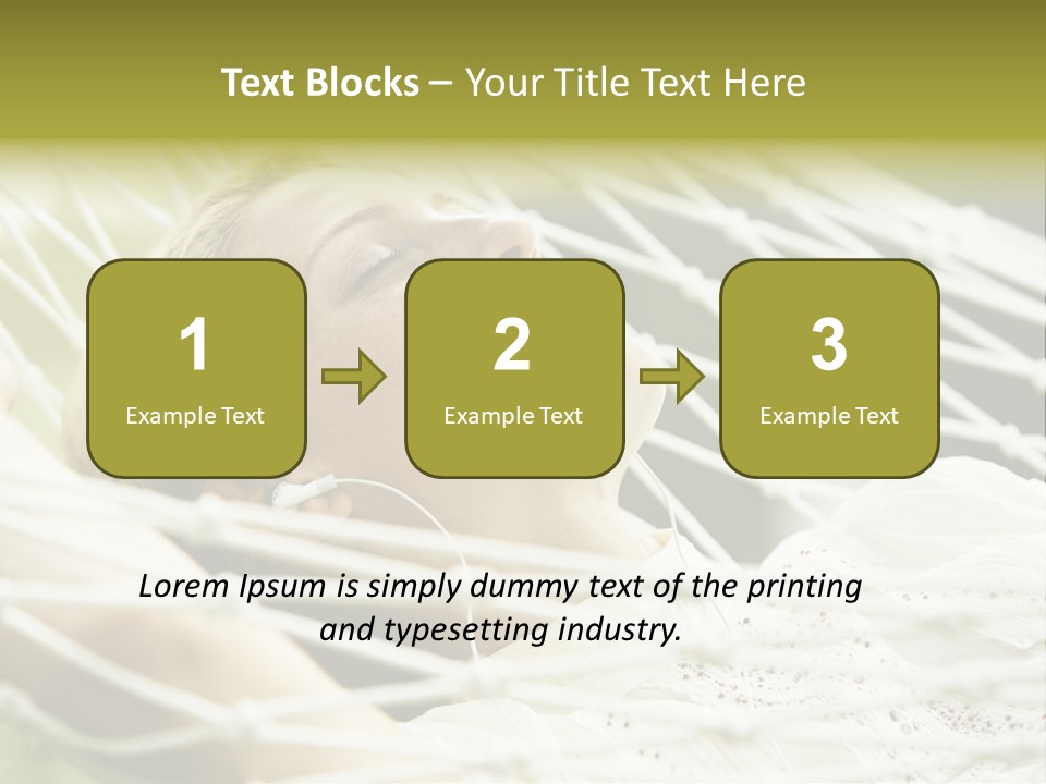 Smiling Sound House PowerPoint Template