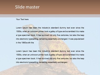 African Male Wild PowerPoint Template