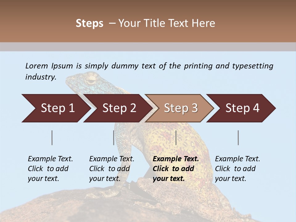 African Male Wild PowerPoint Template
