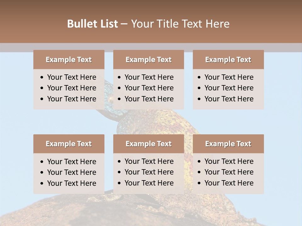 African Male Wild PowerPoint Template