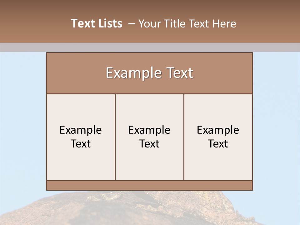African Male Wild PowerPoint Template