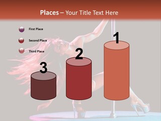 Pole Dance Girl Glamour PowerPoint Template