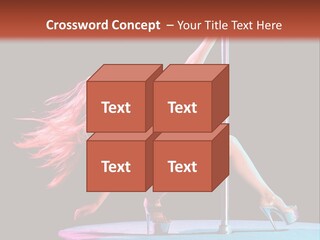 Pole Dance Girl Glamour PowerPoint Template