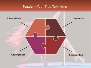 Pole Dance Girl Glamour PowerPoint Template