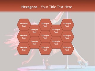 Pole Dance Girl Glamour PowerPoint Template