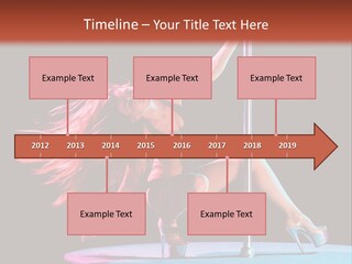 Pole Dance Girl Glamour PowerPoint Template