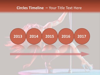 Pole Dance Girl Glamour PowerPoint Template