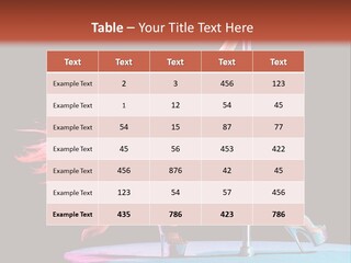 Pole Dance Girl Glamour PowerPoint Template