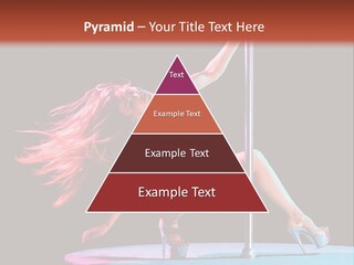Pole Dance Girl Glamour PowerPoint Template