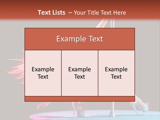 Pole Dance Girl Glamour PowerPoint Template
