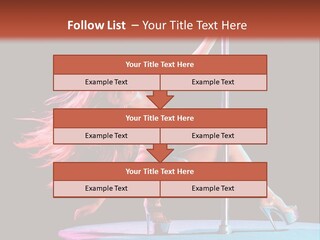 Pole Dance Girl Glamour PowerPoint Template