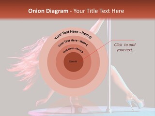 Pole Dance Girl Glamour PowerPoint Template