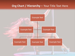 Pole Dance Girl Glamour PowerPoint Template