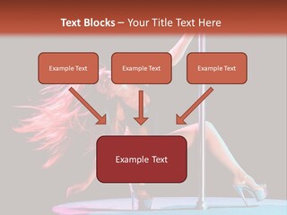 Pole Dance Girl Glamour PowerPoint Template