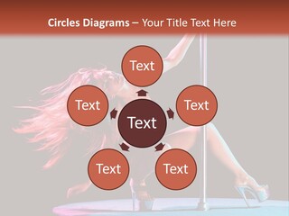 Pole Dance Girl Glamour PowerPoint Template
