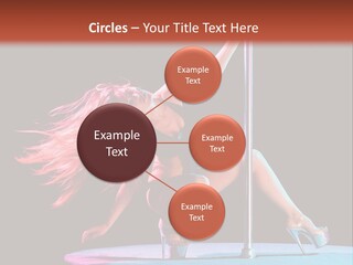 Pole Dance Girl Glamour PowerPoint Template