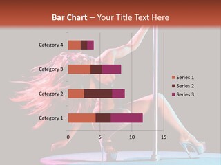 Pole Dance Girl Glamour PowerPoint Template