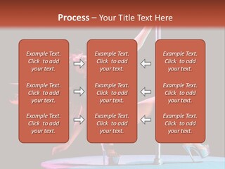 Pole Dance Girl Glamour PowerPoint Template